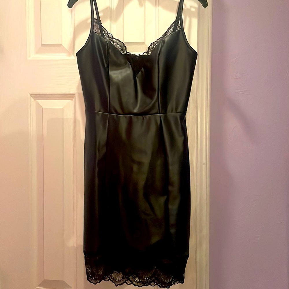 Pleather dress